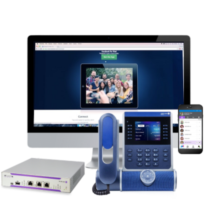 Alcatel-Lucent Alcatel-Lucent Simple L-bracket for mounting a single OXO Connect Evolution in a 19 rack,