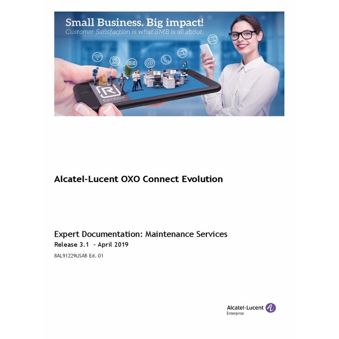 Alcatel-Lucent Alcatel-Lucent Simple L-bracket for mounting a single OXO Connect Evolution in a 19 rack,