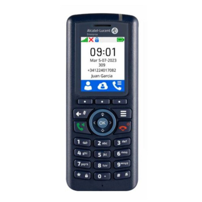 Alcatel-Lucent Alcatel-Lucent 8214 DECT Handset, contains battery and desktop ch contains battery and desktop charger