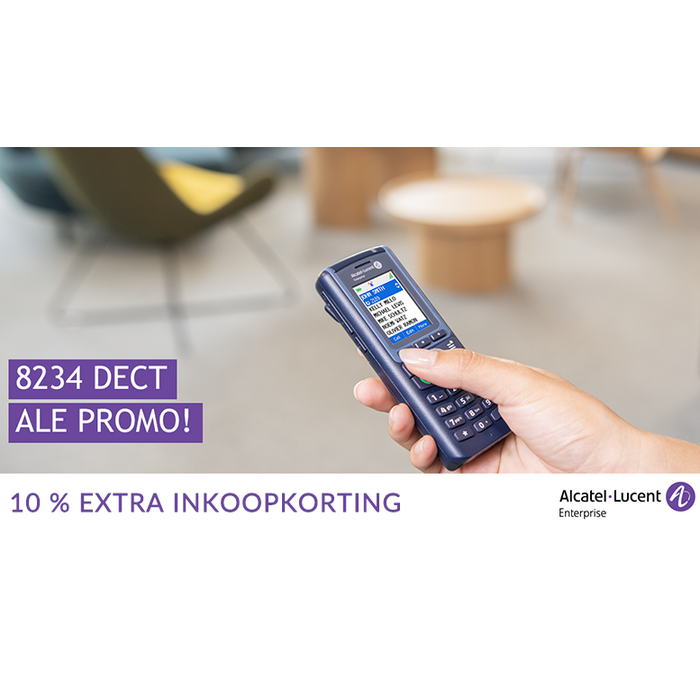 Alcatel-Lucent Alcatel-Lucent 8234 DECT handset, contains battery and Belt clip contains battery and Belt clip