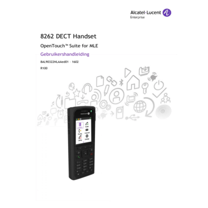 Alcatel-Lucent Alcatel-Lucent 8262 DECT Handset Accessories kit contains Belt cl