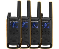 Motorola Motorola Talkabout T82 Extreme Quad - Set van 4 Walkietalkies (10km Bereik)