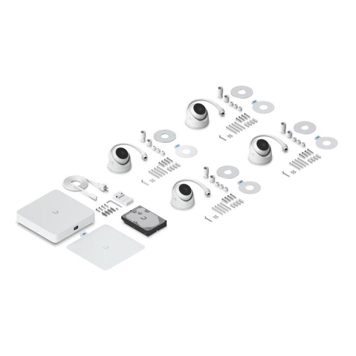 Ubiquiti Ubiquiti UniFi Protect NVR Instant Kit (incl. 4x G5 Turret Ultra & 1TB HDD)