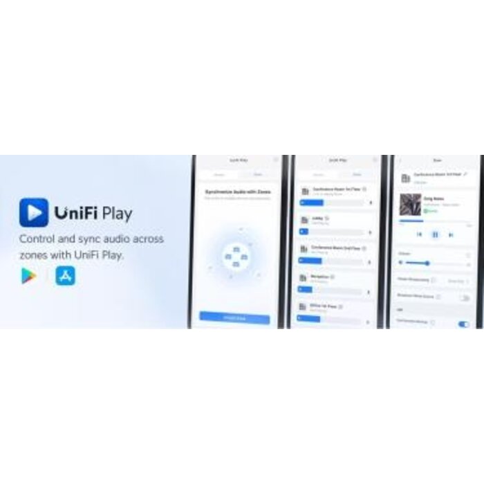 Ubiquiti Ubiquiti UniFi PoE Audio Port - Zwart