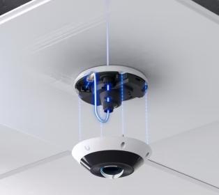 Ubiquiti Ubiquiti UniFi Protect G6 Pro 360 Panoramische PoE Beveiligingscamera Wit (UVC-G6-Pro-360-W)