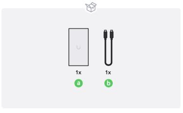 Ubiquiti Ubiquiti UniFi 10G Ethernet Adapter - USB-C naar RJ45
