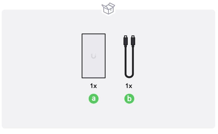 Ubiquiti Ubiquiti UniFi 10G Ethernet Adapter - USB-C naar RJ45