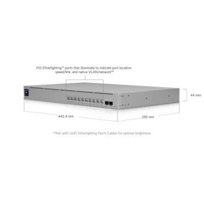 Ubiquiti Ubiquiti UniFi Switch Pro XG 10 PoE, 10 poort, 400W PoE budget