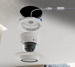 Ubiquiti Ubiquiti AI Dome Inbouwkit - Flush Mount Wit (UACC-Dome-FM-W)