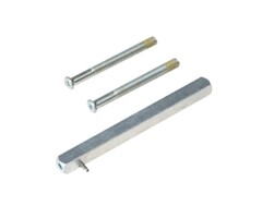 2N 2N Fortis Krukstiftset 8mm - Voor Deurdiktes 39-47mm - Inclusief Schroeven