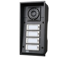2N 2N IP Force Intercom - 4 Knoppen - Vandaalbestendig (9151104W)