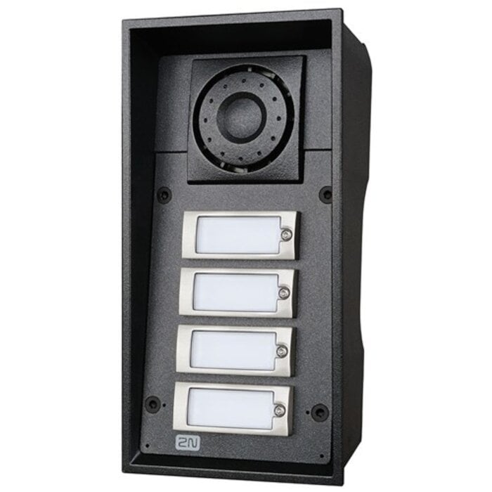 2N 2N IP Force Intercom met 4 Knoppen - Vandaalbestendig (9151104W)