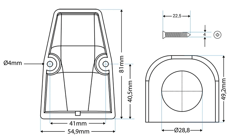 2N 2N Verso Opbouw Afdekframe voor 3 Modules (9155023)