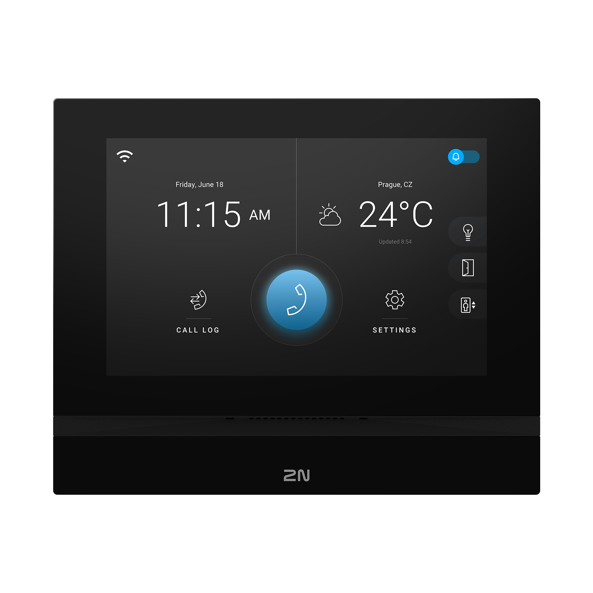 2N 2N Indoor View 7" Touchscreen Binnenpost - Wit (91378601WH), foto 2 van 3
