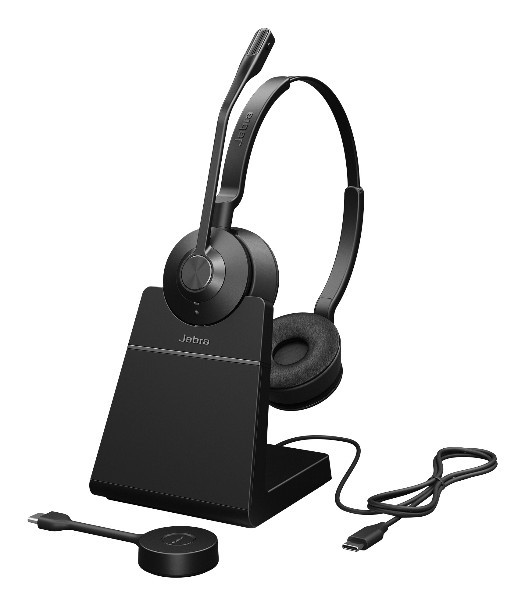 Jabra Jabra Engage 55 SE Stereo UC Draadloze Headset met Oplaadstandaard, foto 2 van 2