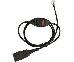 Jabra Jabra QD naar RJ9 Kabel met Mute - 0,8m