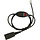 Jabra QD Mute Cable Straight 0,8 m, QD to Mod 4/4 incl. Mute