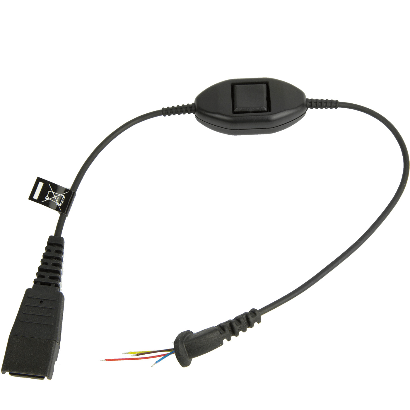 Jabra Jabra QD naar Ascom Aansluitkabel met Mute-functie (8800-00-98)