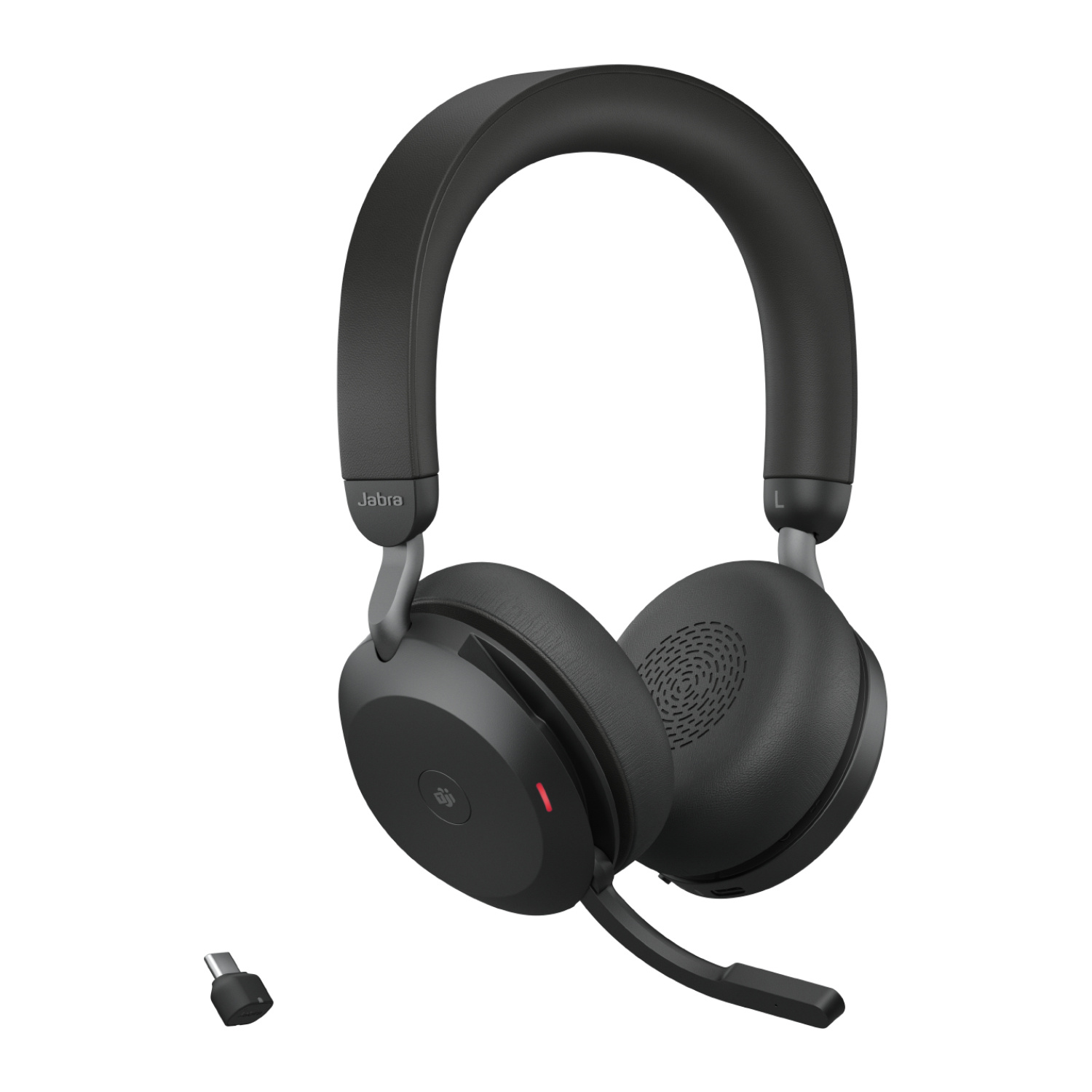 Jabra Jabra Evolve2 75 MS Stereo Headset Zwart met Oplaadstandaard, foto 4 van 4