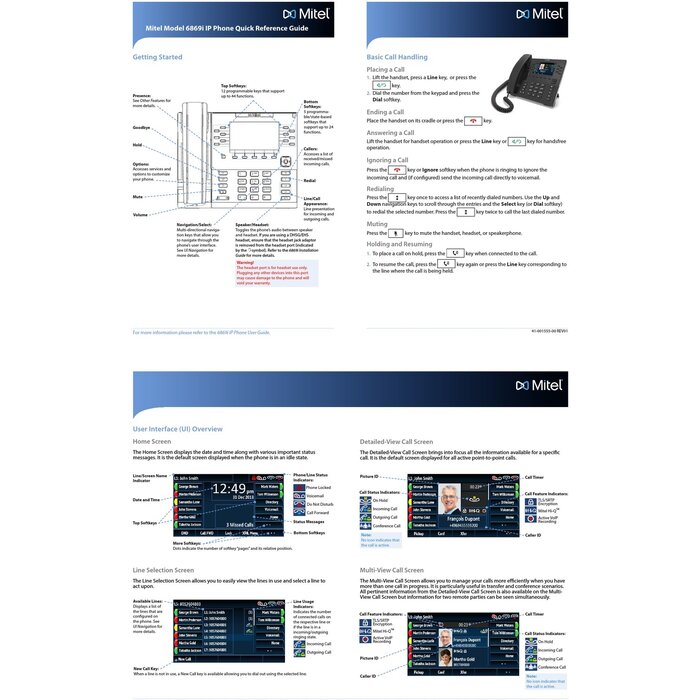 Mitel 6869i Stand(Qty 10)