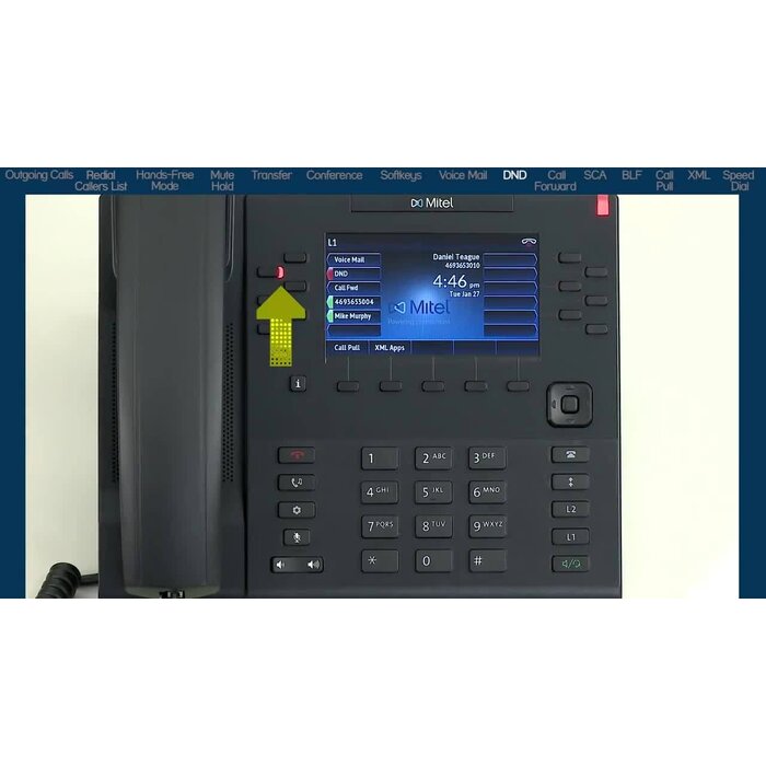 Mitel Mitel 6869i Bureaustandaard voor SIP-telefoon (Set van 10) - 87-00081AAA-A