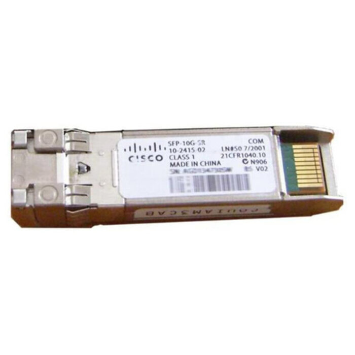 Cisco Cisco SFP-10G-SR-S= 10GBASE-SR SFP+ Transceiver Module Enterprise-Class - 10Gbps, MMF, 850nm, LC