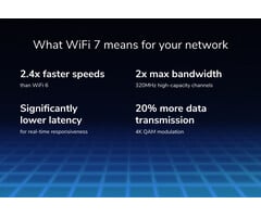 Netgear Netgear Nighthawk RS100 WiFi 7 Router - BE3600 Dual-Band