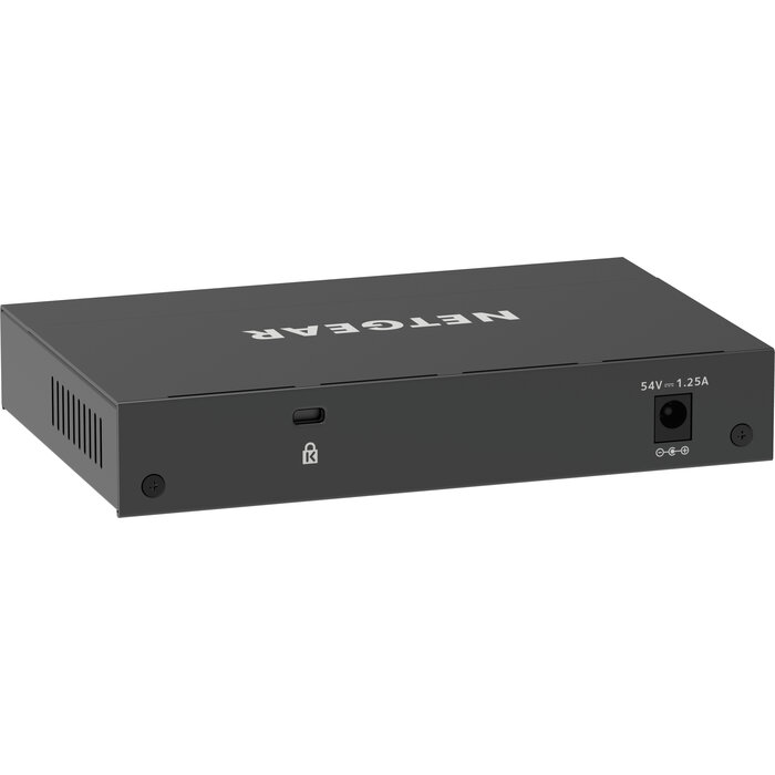 Netgear Netgear GS308EP 8-Poorts Gigabit Managed Plus PoE+ Switch Zwart