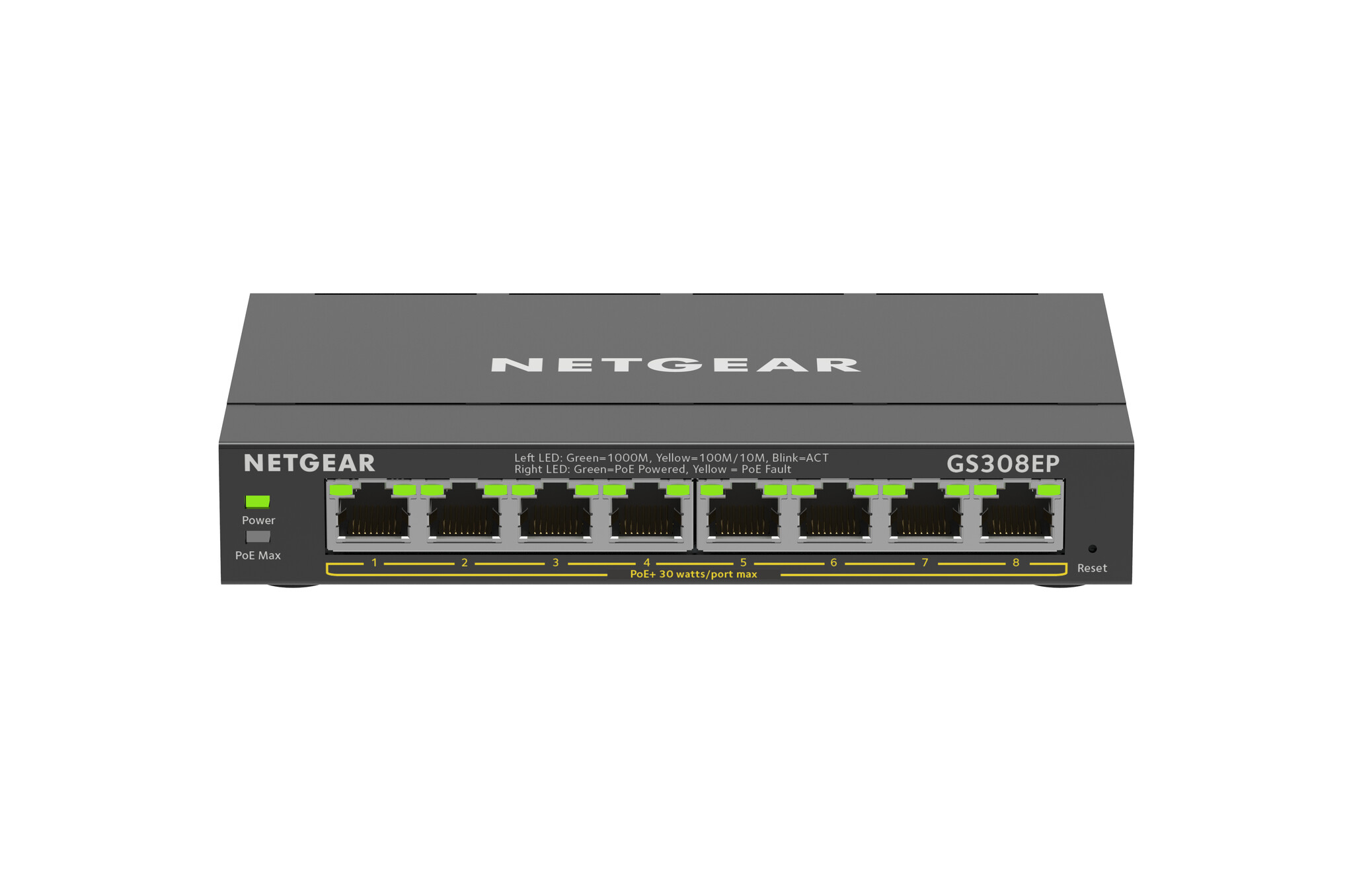 Netgear Netgear GS308EP 8-Poorts Gigabit PoE+ Switch (Smart Managed)