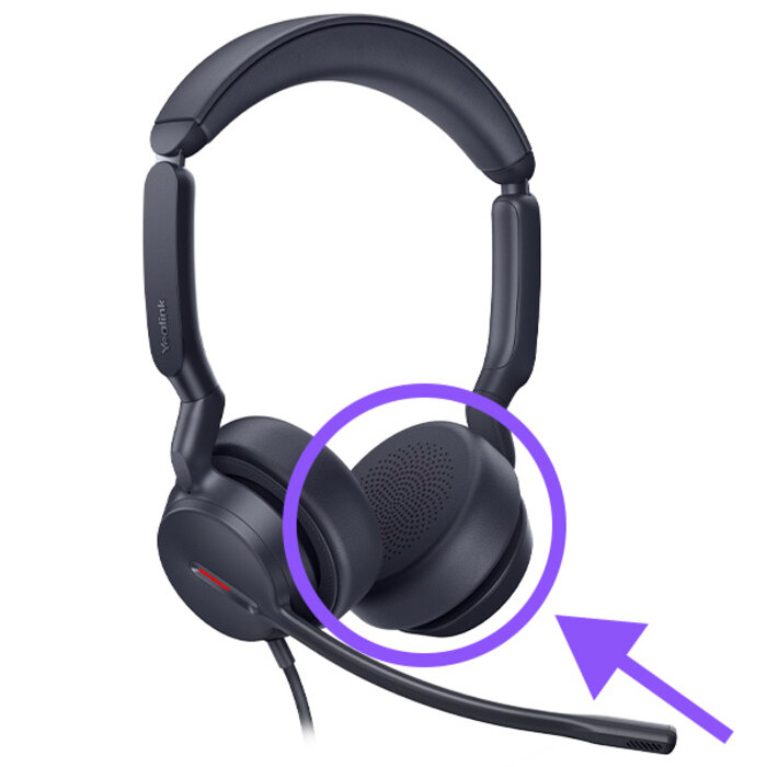 Yealink Yealink Vervangende Oorkussens voor UH42 en UH44 Headset (1 paar)