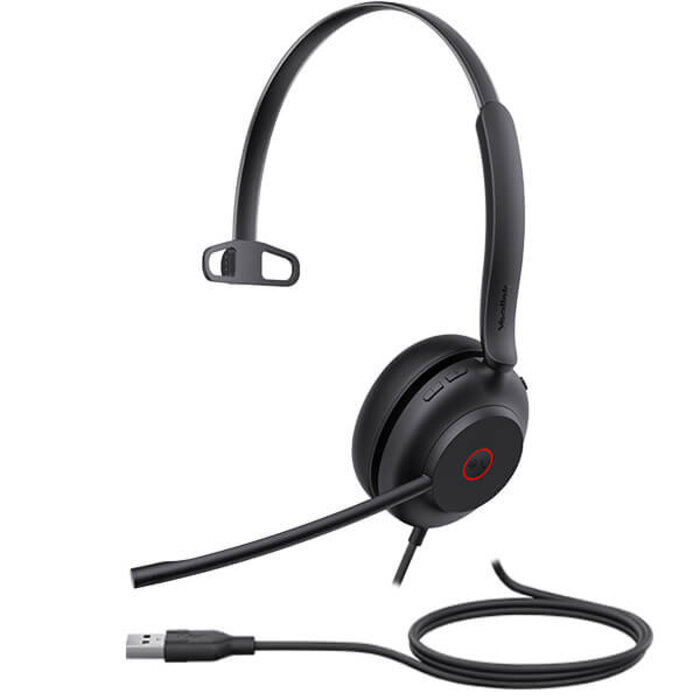 Yealink Yealink UH35 Mono Teams Headset - Bedraad, USB-A & USB-C, Noise-Cancelling