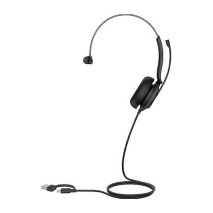 Yealink Yealink UH35 Mono Teams Headset - Bedraad, USB-A & USB-C, Noise-Cancelling
