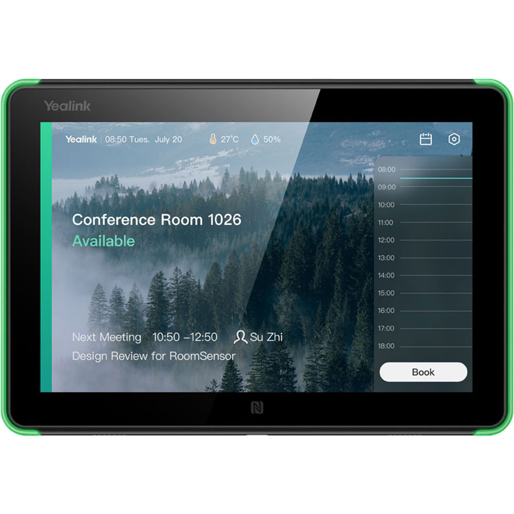 Yealink Yealink RoomPanel E2 8" Touchscreen Reserveringspaneel PoE Zwart