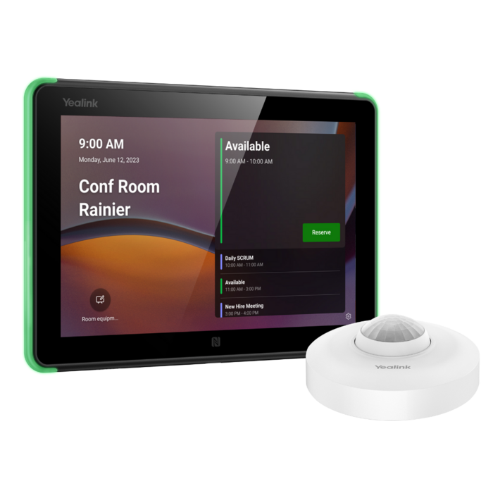 Yealink Yealink RoomPanel E2 8-inch Touchscreen Reserveringspaneel met PoE (Android 13.0) Zwart