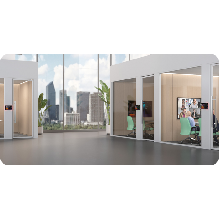 Yealink Yealink RoomPanel E2 8-inch Touchscreen Reserveringspaneel met PoE (Android 13.0) Zwart