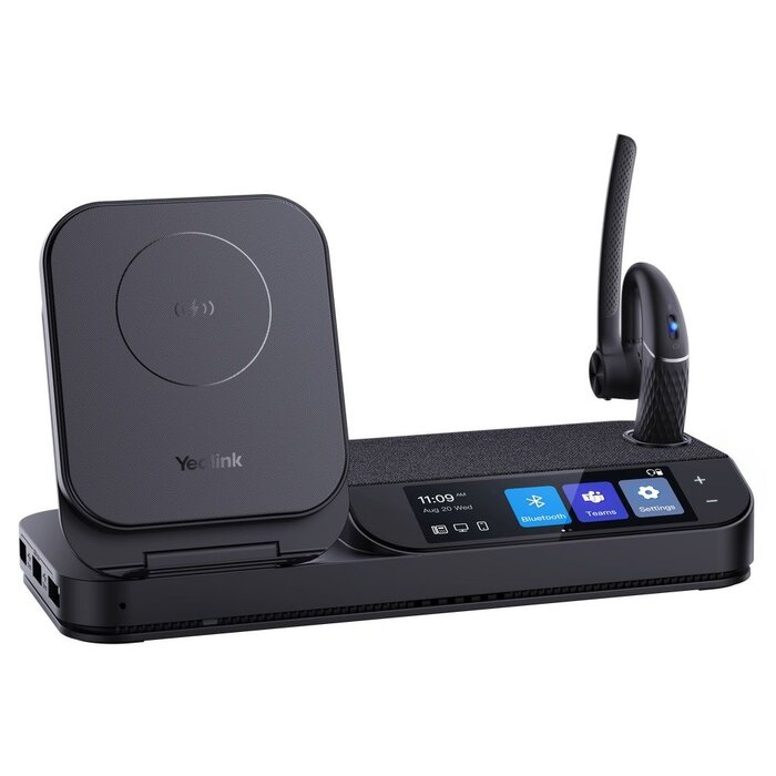 Yealink Yealink BH71 Workstation Alles-in-één Basisstation met Qi Oplader, Speakerphone en USB-hub