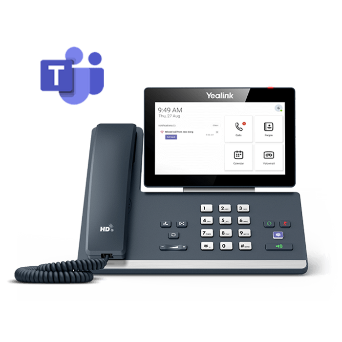 Yealink Yealink Originele Vervangende Telefoonhoorn (Handset) voor MP56 en MP58 Zwart