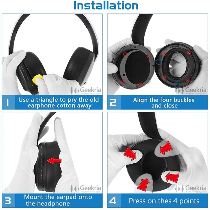 Yealink Yealink BH76 Vervangende Oorkussens Zwart - 1 Paar