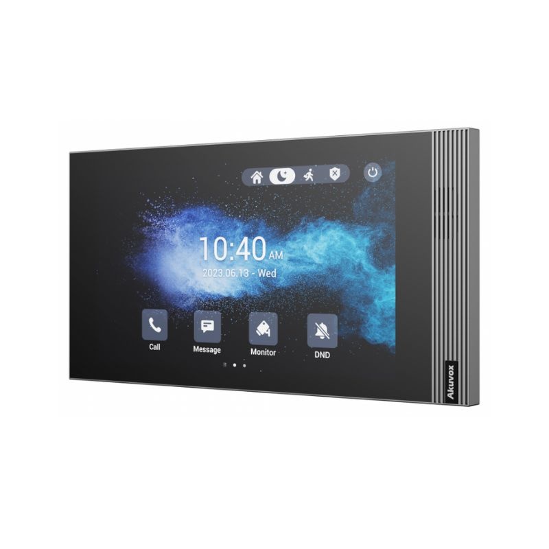 Akuvox Akuvox S565W-GRAY 10" SIP Binnenpost met Wi-Fi en PoE - Grijs