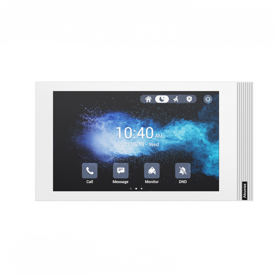 Akuvox Akuvox S565W-GRAY 10" SIP Binnenpost met Wi-Fi en PoE - Grijs