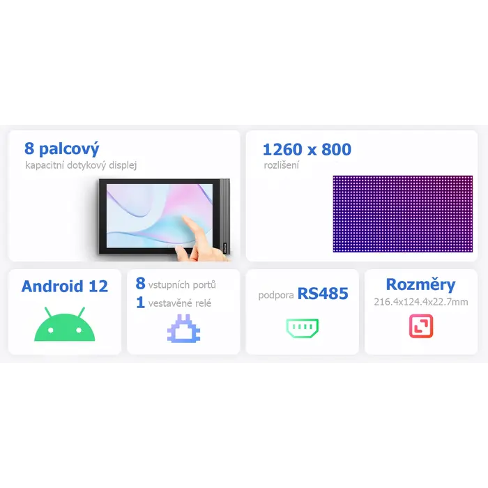 Akuvox Akuvox S563W GRIJS, Android indoor Monitor met WIFI