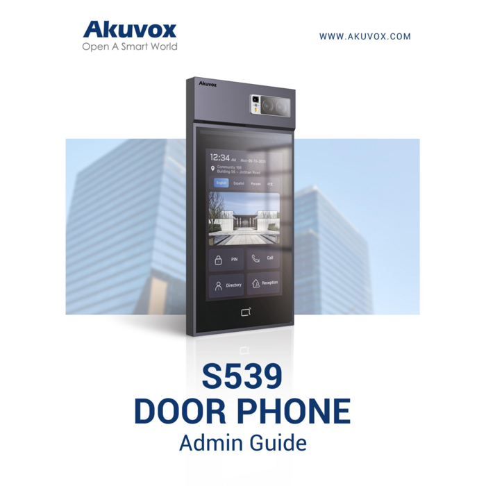 Akuvox Akuvox S539 Opbouw Installatiekit (On-Wall Behuizing)