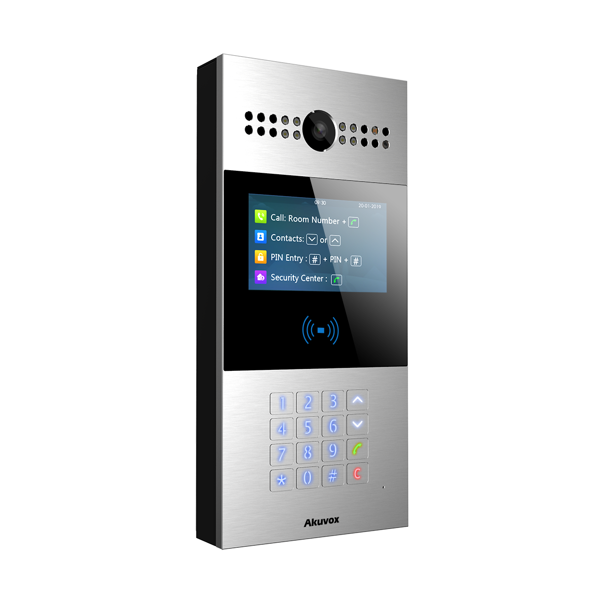 Akuvox Akuvox S532 SIP Intercom met Keypad en LCD - Zilver