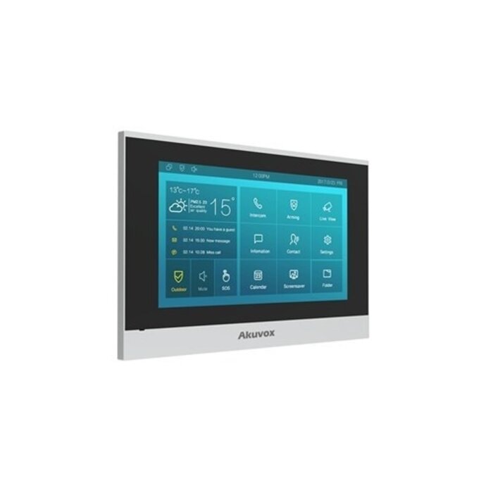 Akuvox Akuvox C315S IP Binnenpost Indoor Monitor met Android - Wit