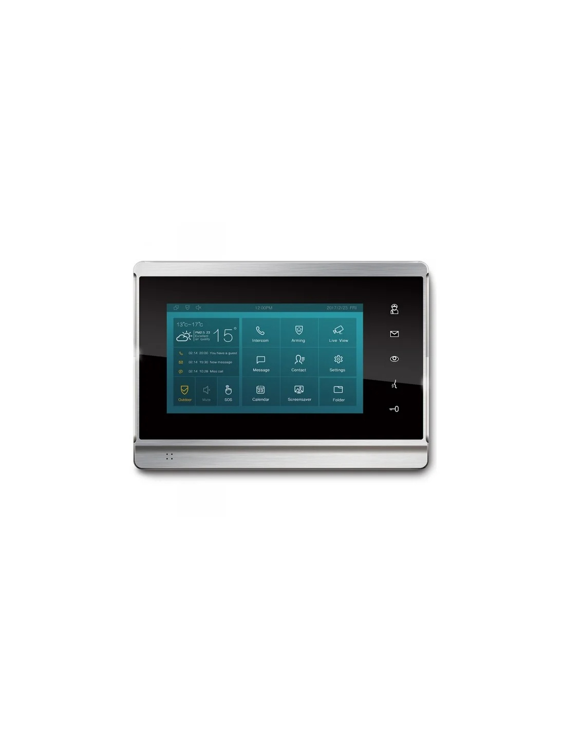 Akuvox Akuvox C315S IP Binnenpost Android Touchscreen Wit, foto 4 van 6