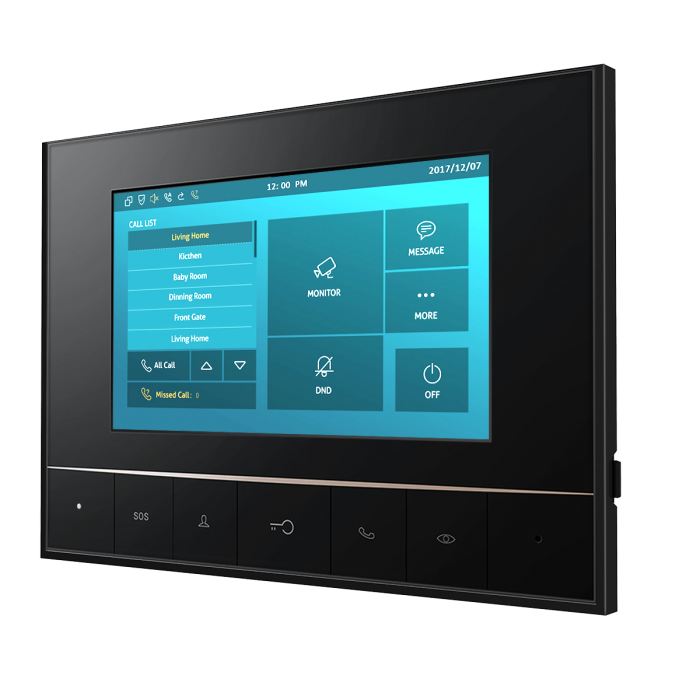 Akuvox Akuvox C313W-2 2-Draads SIP Intercom Binnenpost - Indoor Monitor - Linux - Wit