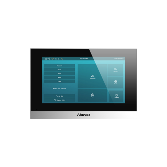Akuvox Akuvox C313W-2 2-Draads SIP Intercom Binnenpost - Indoor Monitor - Linux - Wit
