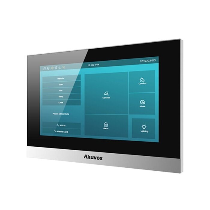 Akuvox Akuvox C313W-2 2-Draads SIP Intercom Binnenpost - Indoor Monitor - Linux - Wit