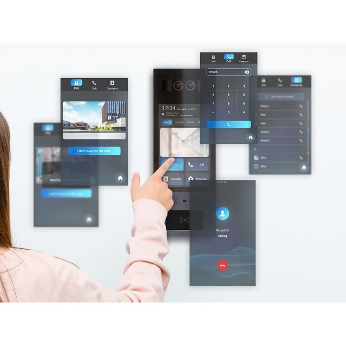 Akuvox Akuvox X916S Android SIP Video Intercom met 13" Touchscreen, Gezichtsherkenning en Toegangscontrole
