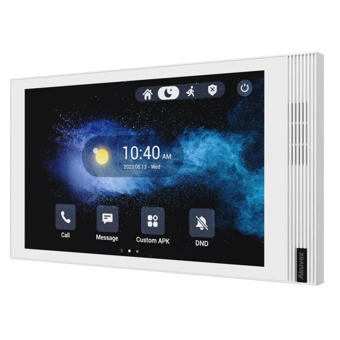 Akuvox Akuvox S563W 8 inch Android 12 SIP Indoor Monitor met Wi-Fi en PoE - Grijs